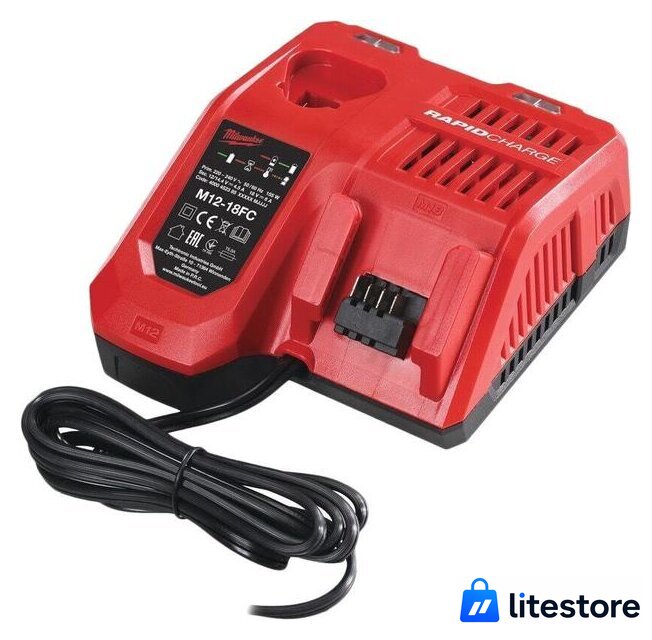 Аккумулятор с зарядным устройством Milwaukee M18 HNRG-552 (18В/5.5 Ah + 12-18В) - Изображение №3 — Лайт Стор