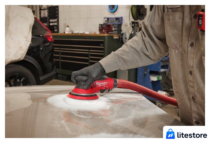 Эксцентриковая шлифмашина Milwaukee M12FROS2.5-502X 4933493648 (с 2-мя АКБ, кейс) - Изображение №7 — Лайт Стор
