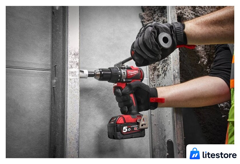 Ударная дрель-шуруповерт Milwaukee M18 BLPD2-502X 4933464517 (с 2-мя АКБ 5 Ач, кейс) - Изображение №13 — Лайт Стор