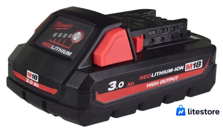 Аккумулятор с зарядным устройством Milwaukee M18 HNRG-302 (18В/3.0 Ah + 12-18В) - Изображение №2 — Лайт Стор