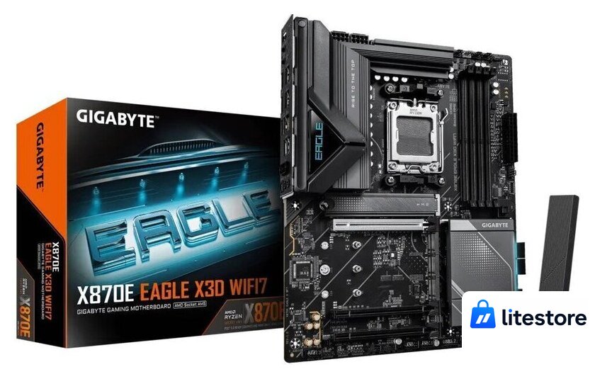 Материнская плата Gigabyte X870E Eagle X3D WiFi7 - Изображение №4 — Лайт Стор