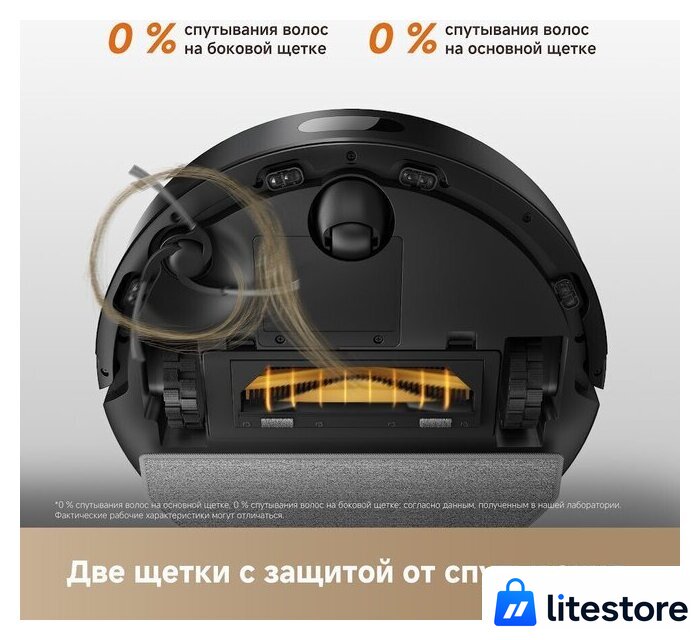 Робот-пылесос Dreame Robot Vacuum F21 Black RLF42GA (евровилка, черный) - Изображение №14 — Лайт Стор