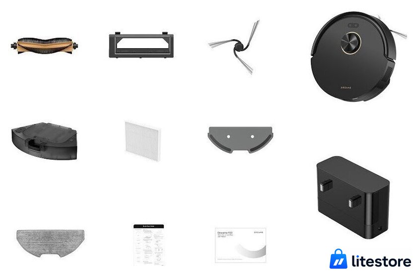 Робот-пылесос Dreame Robot Vacuum F21 Black RLF42GA (евровилка, черный) - Изображение №9 — Лайт Стор