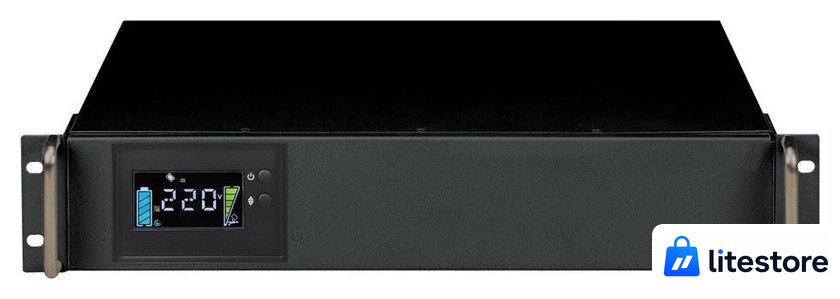 Источник бесперебойного питания Powercom King Pro RM KIN-1200AP LCD RM - Изображение №1 — Лайт Стор