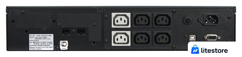 Источник бесперебойного питания Powercom King Pro RM KIN-1200AP LCD RM - Изображение №2 — Лайт Стор