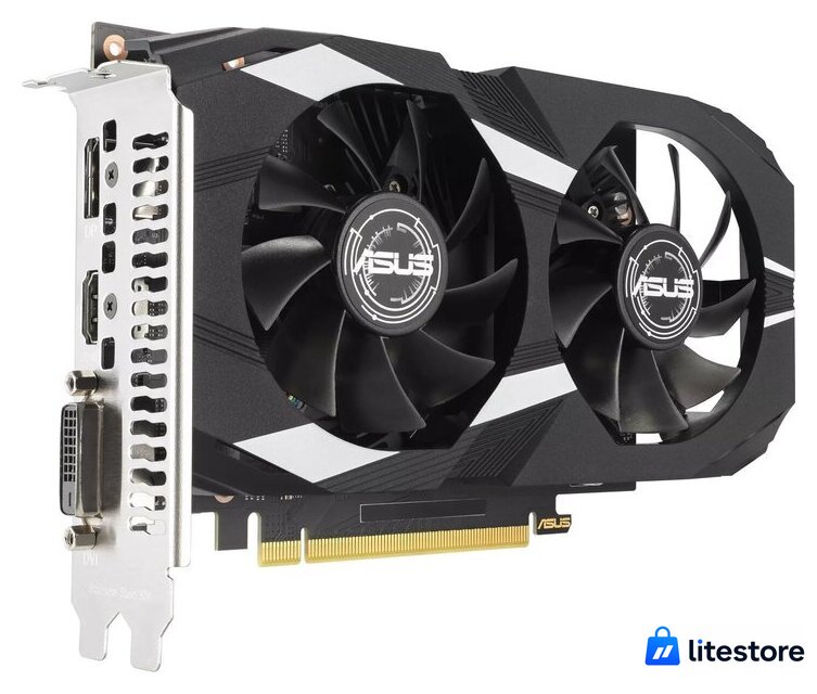 Видеокарта ASUS Dual GeForce RTX 3050 OC Edition 6GB DUAL-RTX3050-O6G - Изображение №4 — Лайт Стор