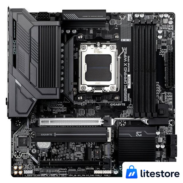 Материнская плата Gigabyte B850M Gaming X WiFi6E (rev. 1.0) - Изображение №1 — Лайт Стор