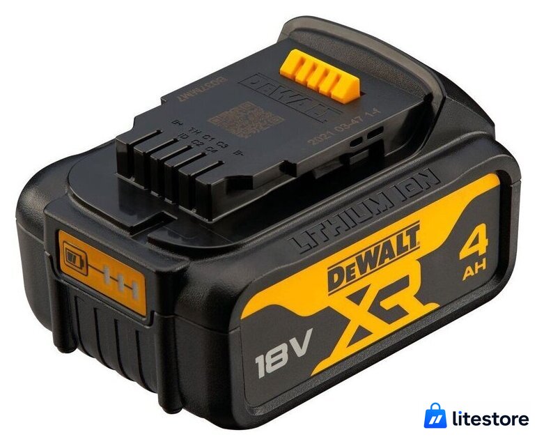 Аккумулятор с зарядным устройством DeWalt DCB1104M2 (18В/2x4 Ач) - Изображение №5 — Лайт Стор