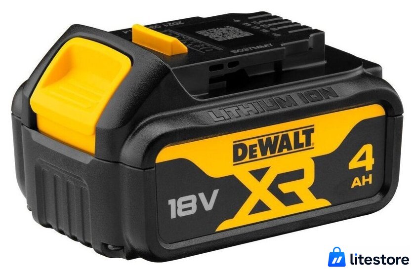 Аккумулятор с зарядным устройством DeWalt DCB1104M2 (18В/2x4 Ач) - Изображение №3 — Лайт Стор
