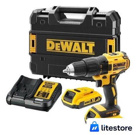 Дрель-шуруповерт DeWalt DCD777D2T-QW (с 2-мя АКБ, кейс) - Изображение №1 — Лайт Стор