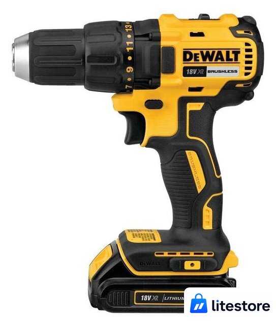 Дрель-шуруповерт DeWalt DCD777D2T-QW (с 2-мя АКБ, кейс) - Изображение №2 — Лайт Стор