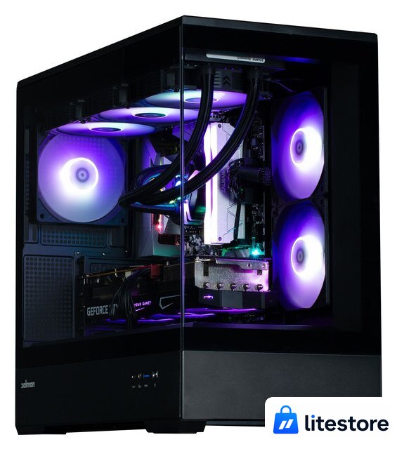 Корпус Zalman P30 (черный) - Изображение №2 — Лайт Стор