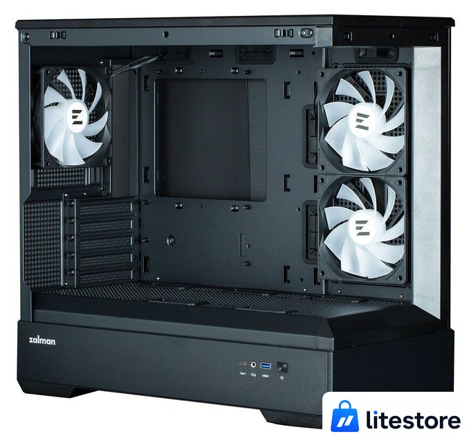 Корпус Zalman P30 (черный) - Изображение №6 — Лайт Стор