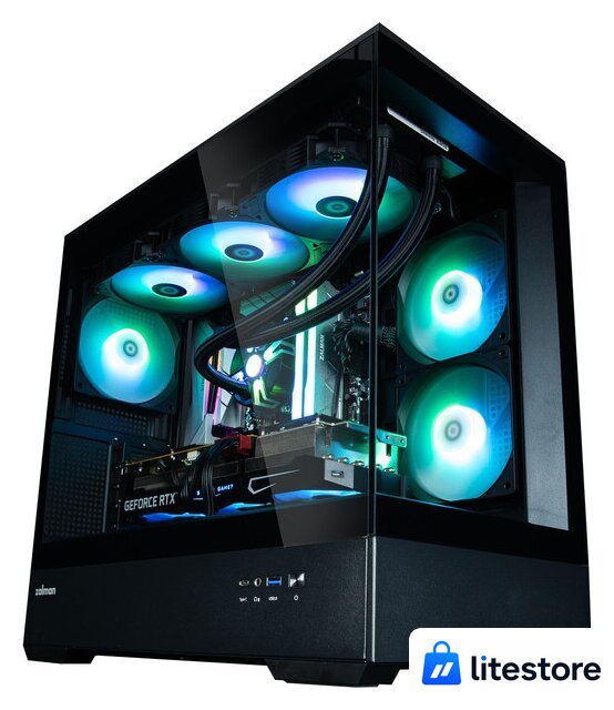 Корпус Zalman P30 (черный) - Изображение №5 — Лайт Стор