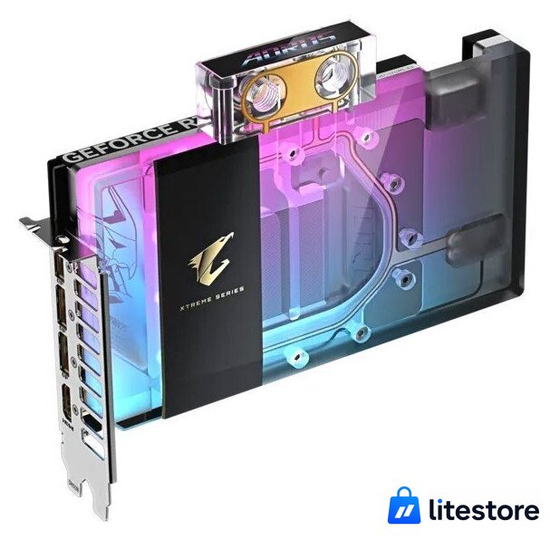 Видеокарта Gigabyte Aorus GeForce RTX 5080 Xtreme Waterforce WB 16G GV-N5080AORUSX WB-16GD - Изображение №1 — Лайт Стор