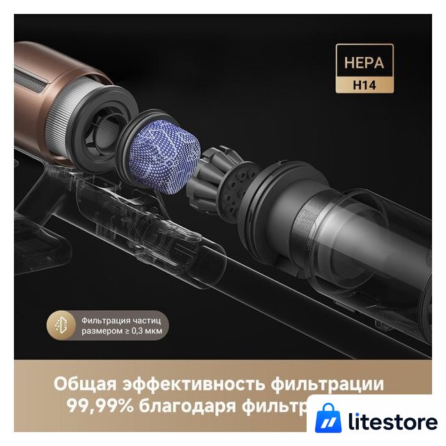 Пылесос Dreame Cordless Vacuum Cleaner Z20 Aqua Cycle (евровилка) - Изображение №4 — Лайт Стор