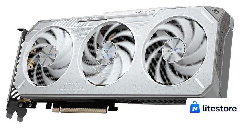 Видеокарта Gigabyte Radeon RX 9060 XT Gaming OC Ice 16G GV-R906XGAMINGOCICE-16GD - Изображение №3 — Лайт Стор