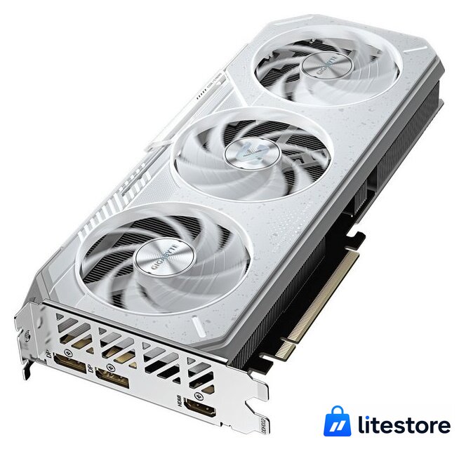 Видеокарта Gigabyte Radeon RX 9060 XT Gaming OC Ice 16G GV-R906XGAMINGOCICE-16GD - Изображение №4 — Лайт Стор