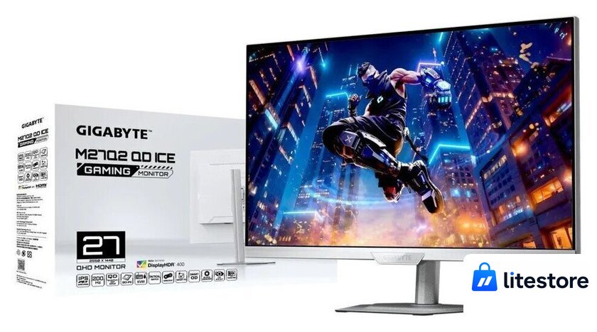 Игровой монитор Gigabyte M27Q2 QD Ice - Изображение №8 — Лайт Стор