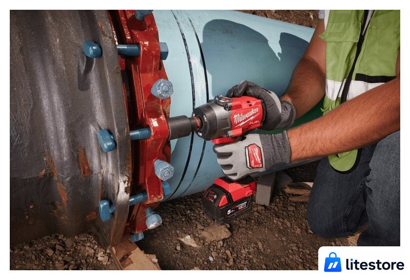 Гайковерт Milwaukee M18 FUEL M18FHIW2P12-502X 4933492786 (с 2-мя АКБ, кейс) - Изображение №8 — Лайт Стор