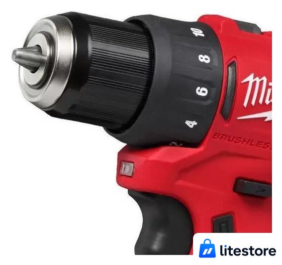 Дрель-шуруповерт Milwaukee M12 BLDDRC-202C 4933499686 (с 2-мя АКБ, кейс) - Изображение №3 — Лайт Стор