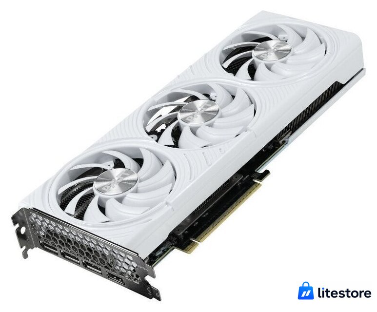 Видеокарта Palit GeForce RTX 5070 White OC NE75070U19K9-GB2050W - Изображение №4 — Лайт Стор