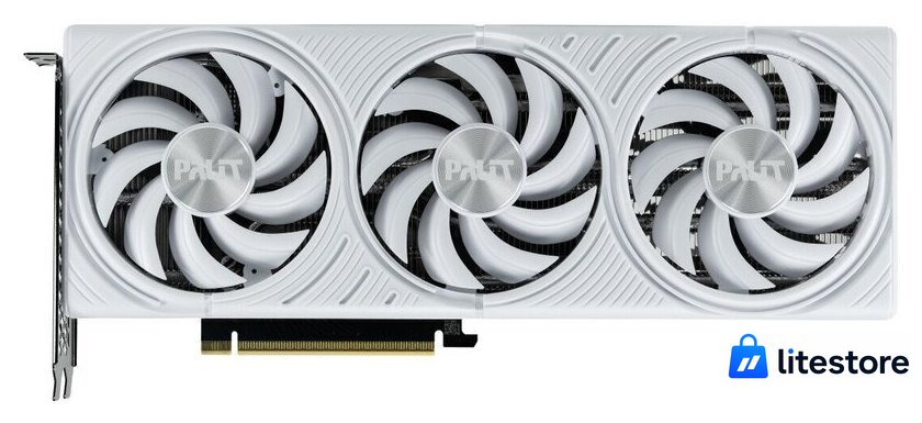 Видеокарта Palit GeForce RTX 5070 White OC NE75070U19K9-GB2050W - Изображение №2 — Лайт Стор