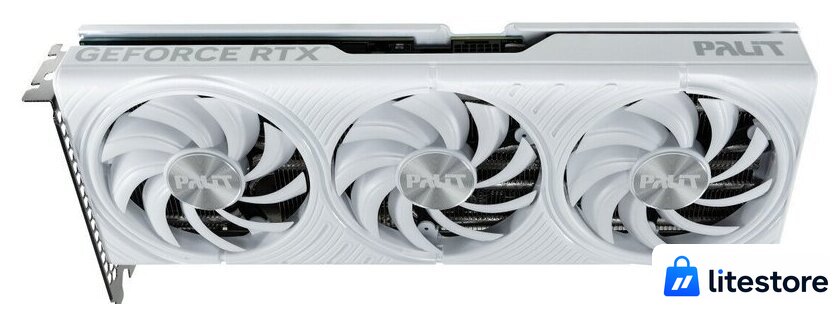 Видеокарта Palit GeForce RTX 5070 White OC NE75070U19K9-GB2050W - Изображение №3 — Лайт Стор