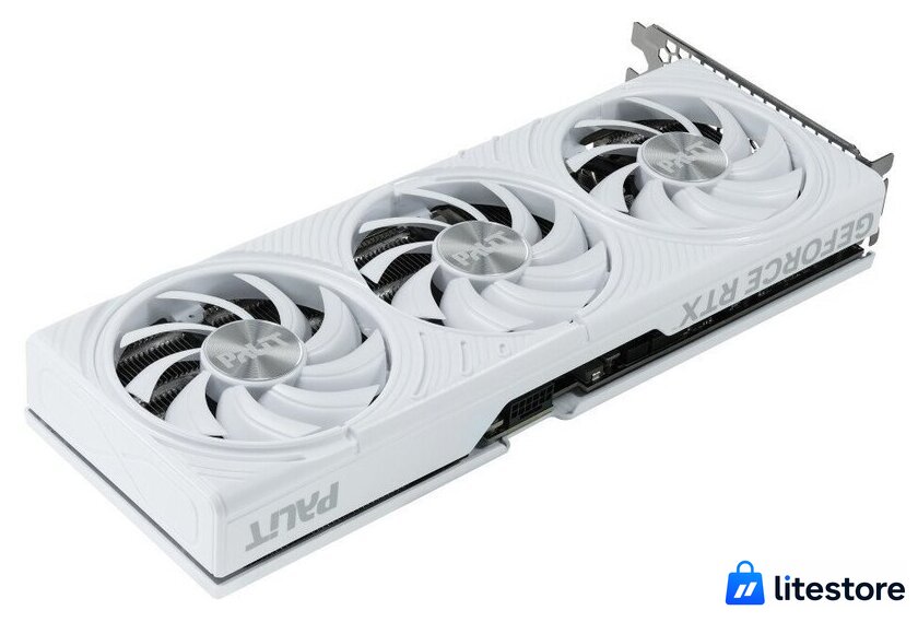 Видеокарта Palit GeForce RTX 5070 White OC NE75070U19K9-GB2050W - Изображение №5 — Лайт Стор
