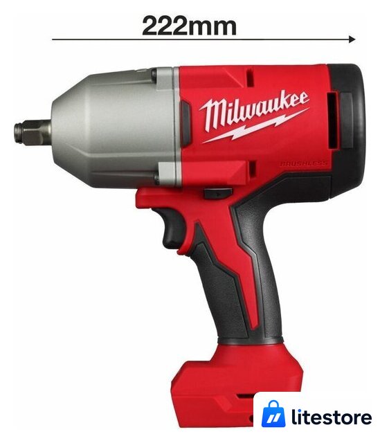 Гайковерт Milwaukee M18 M18BLHIWF12-0X 4933492787 (без АКБ, кейс) - Изображение №4 — Лайт Стор