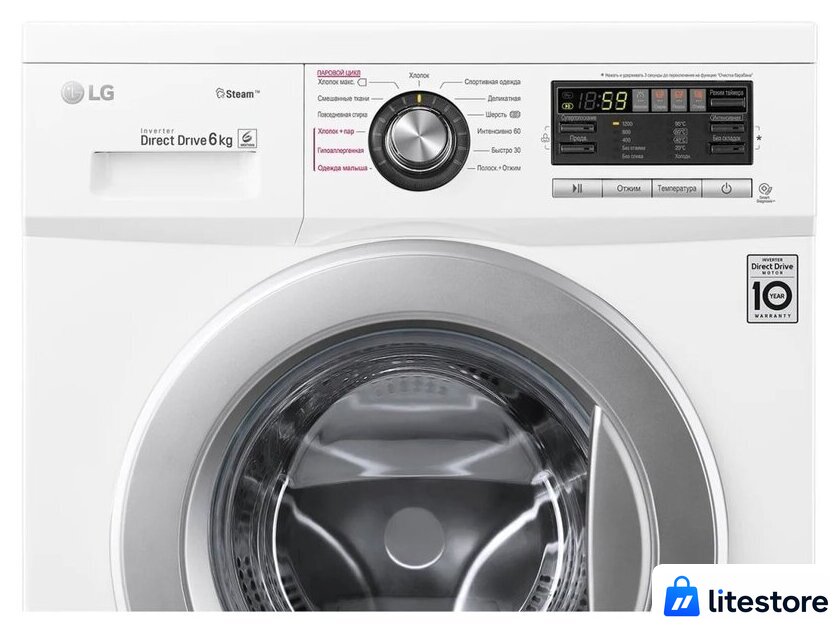 Стиральная машина LG F1296NDS1 - Изображение №10 — Лайт Стор
