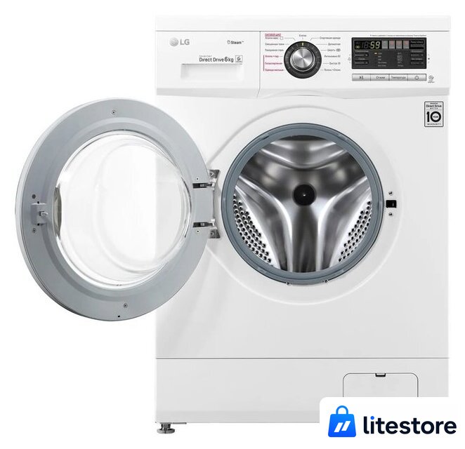 Стиральная машина LG F1296NDS1 - Изображение №2 — Лайт Стор