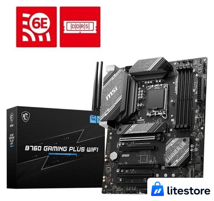 Материнская плата MSI B760 Gaming Plus WiFi - Изображение №5 — Лайт Стор