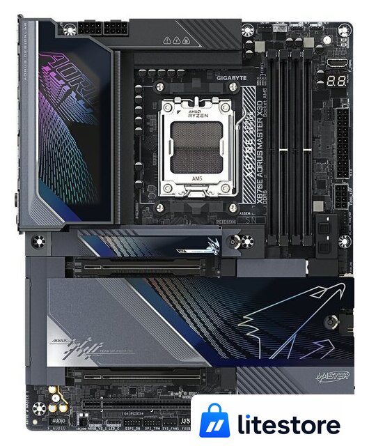 Материнская плата Gigabyte X870E Aorus Master X3D - Изображение №1 — Лайт Стор