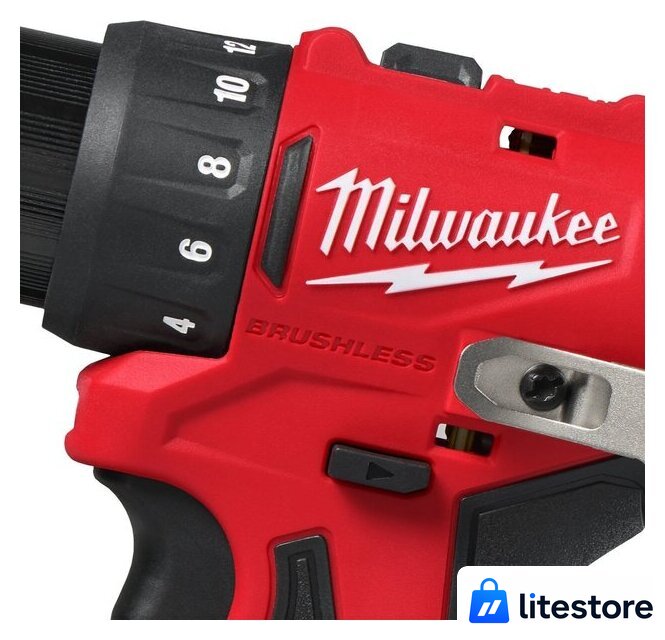 Дрель-шуруповерт Milwaukee M12 BLDDRC-0 4933499683 (без АКБ) - Изображение №4 — Лайт Стор