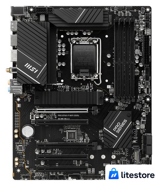Материнская плата MSI Pro B760-P WiFi DDR4 - Изображение №1 — Лайт Стор