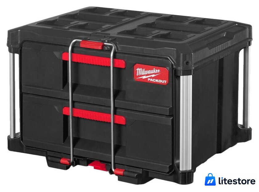 Ящик для инструментов Milwaukee Packout 2 Drawer Tool Box 4932472129 - Изображение №1 — Лайт Стор