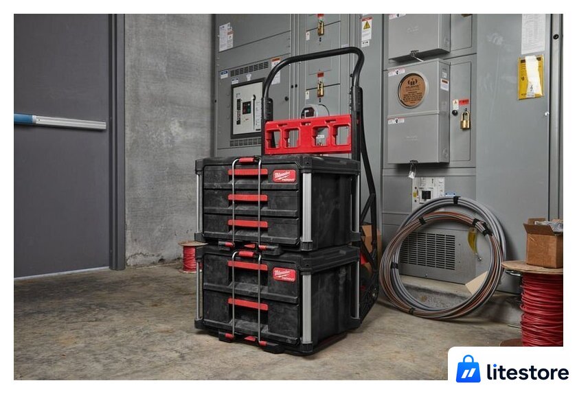 Ящик для инструментов Milwaukee Packout 2 Drawer Tool Box 4932472129 - Изображение №7 — Лайт Стор