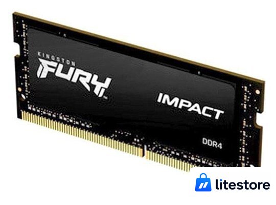 Оперативная память Kingston FURY Impact 32GB DDR4 SODIMM PC4-25600 KF432S20IB/32 - Изображение №2 — Лайт Стор