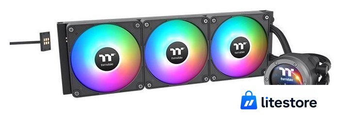 Система жидкостного охлаждения для процессора Thermaltake TH420 V2 Ultra EX ARGB CL-W417-PL14SW-A - Изображение №1 — Лайт Стор