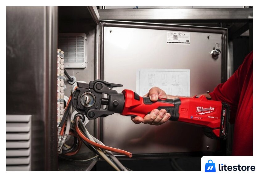 Кримпер Milwaukee M18 ONEHCCT60-202C 4933479684 (с 2-мя АКБ, кейс) - Изображение №9 — Лайт Стор