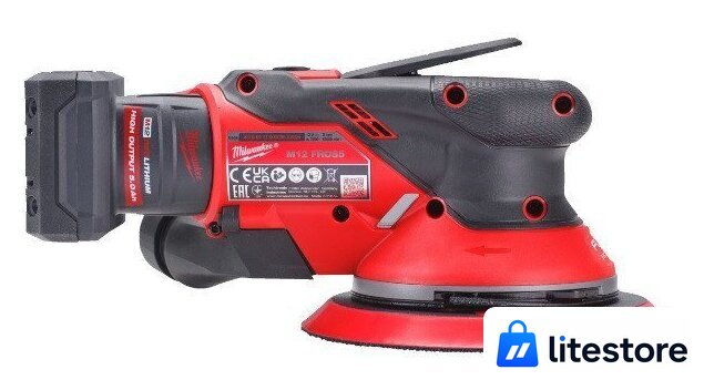 Эксцентриковая шлифмашина Milwaukee M12FROS5-502X 4933493651 (с 2-мя АКБ, кейс) - Изображение №6 — Лайт Стор