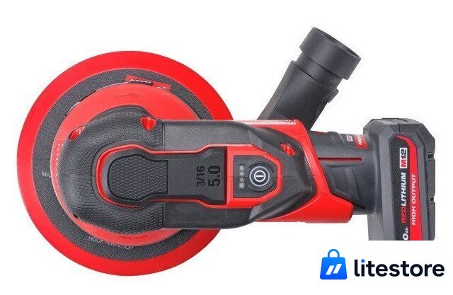 Эксцентриковая шлифмашина Milwaukee M12FROS5-502X 4933493651 (с 2-мя АКБ, кейс) - Изображение №4 — Лайт Стор