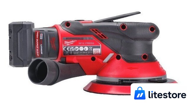 Эксцентриковая шлифмашина Milwaukee M12FROS5-502X 4933493651 (с 2-мя АКБ, кейс) - Изображение №3 — Лайт Стор