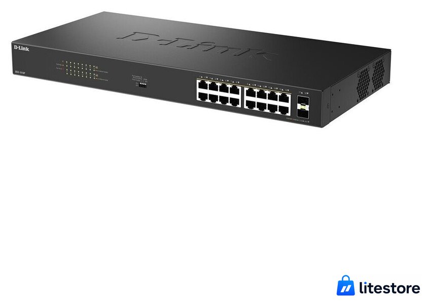 Неуправляемый коммутатор D-Link DGS-1018P/B1A - Изображение №3 — Лайт Стор