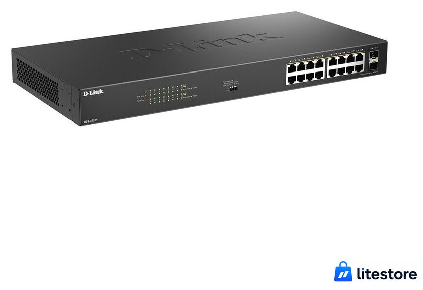 Неуправляемый коммутатор D-Link DGS-1018P/B1A - Изображение №1 — Лайт Стор