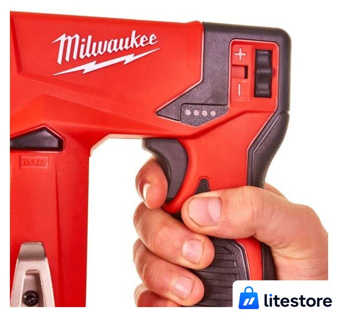 Степлер Milwaukee M12 BST-0 4933459634 (без АКБ) - Изображение №6 — Лайт Стор