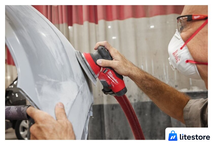 Эксцентриковая шлифмашина Milwaukee M12FROS5-0 4933493650 (без АКБ) - Изображение №4 — Лайт Стор