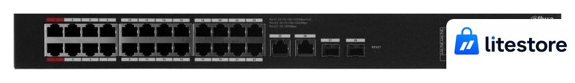 Управляемый коммутатор 2-го уровня Dahua DH-CS4228-24GT-375 - Изображение №2 — Лайт Стор
