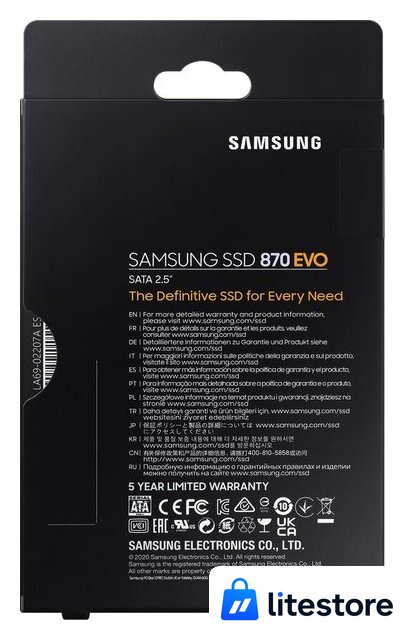 SSD Samsung 870 Evo 1TB MZ-77E1T0BW - Изображение №11 — Лайт Стор